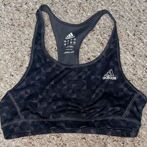 Adidas Geometric Black Sports Bra